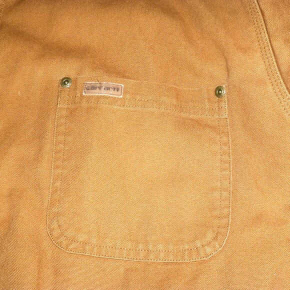 Carhartt S296 Flannel Lined Canvas Men's Shirt Jacket Size: Tall XL PLEASE READ - Picture 8 of 10